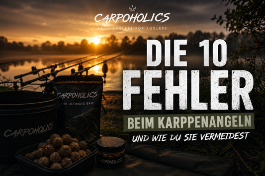 Die 10 Fehler beim Karpfenangeln