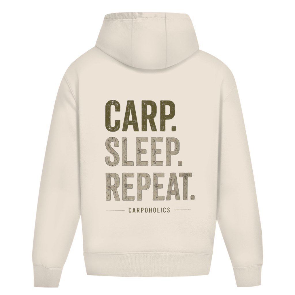 Oversize Hoodie Ohne Kordel Carp.Sleep.repeat