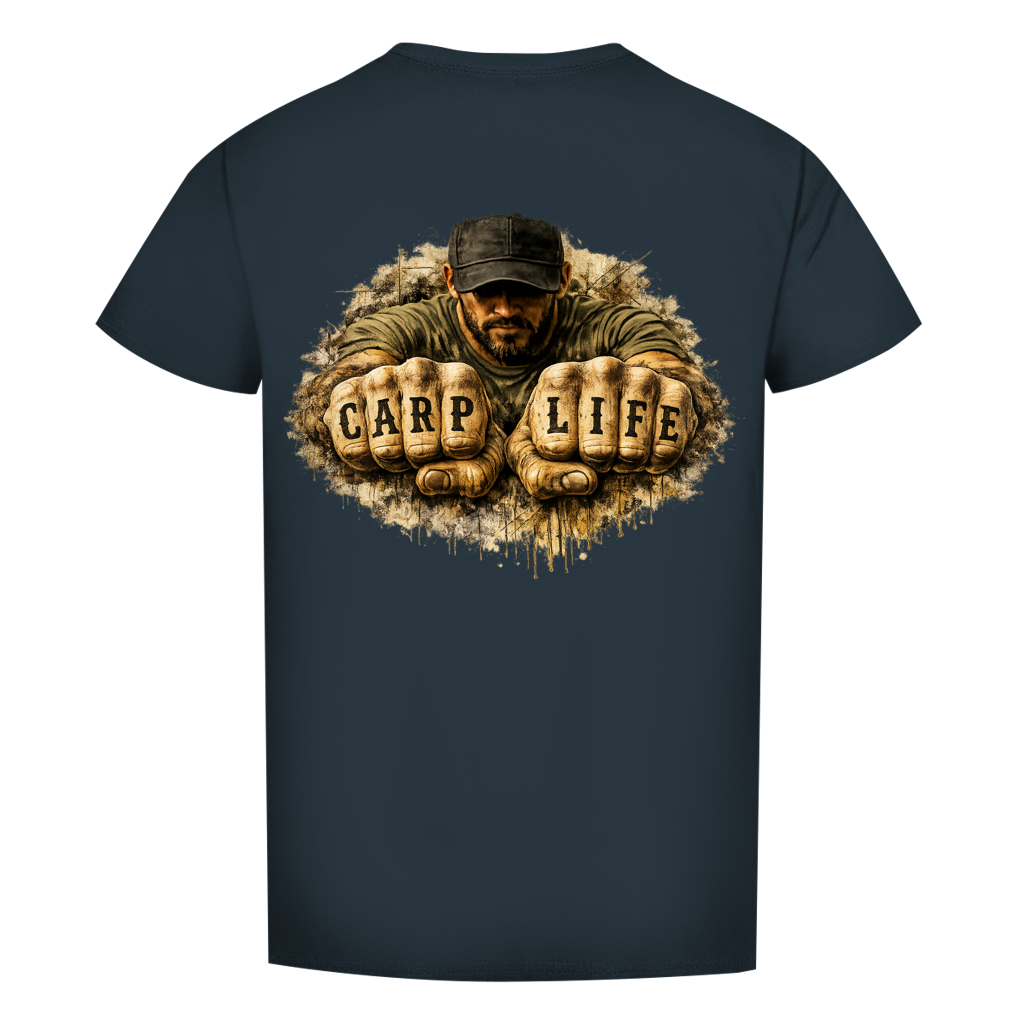 Herren Premium Bio T-Shirt Carp Life