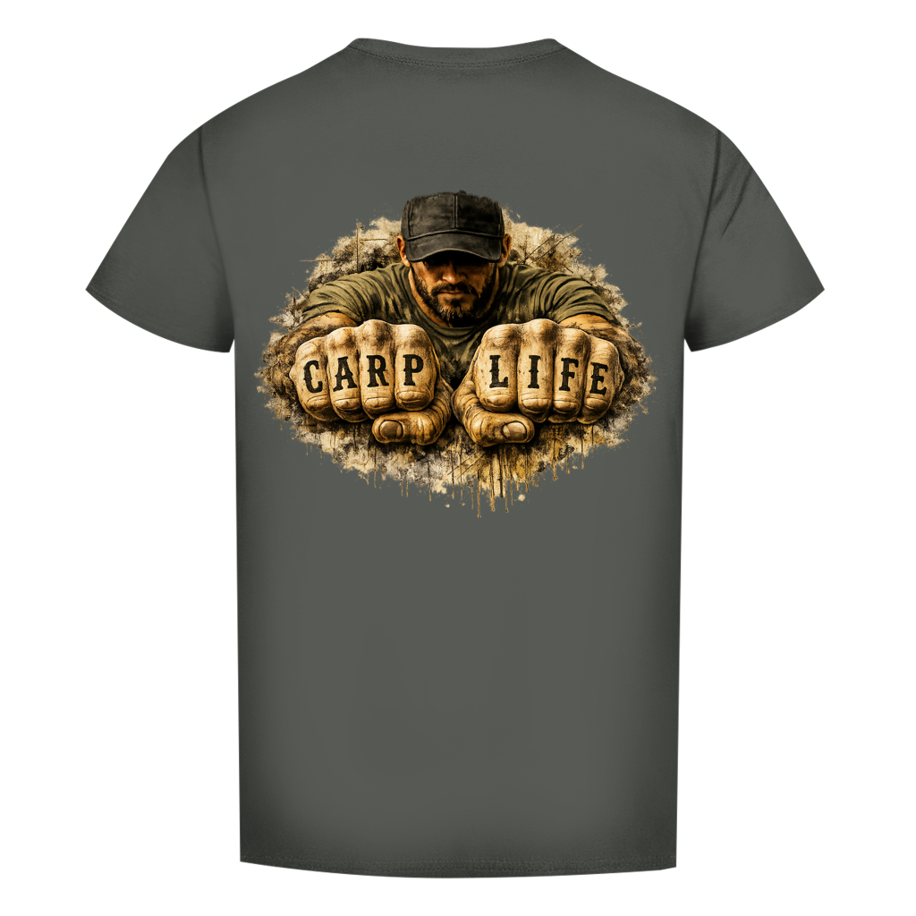 Herren Premium Bio T-Shirt Carp Life